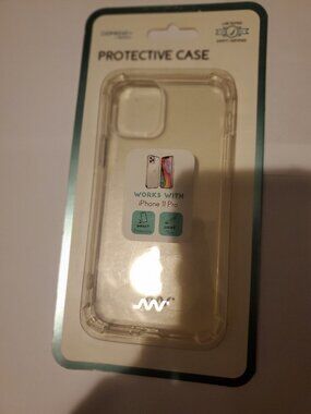 NEW GOMOVI BY VIVITAR CLEAR PROTECTIVE CASE IPHONE 11 PRO MOV80011PL  NEW   WORK